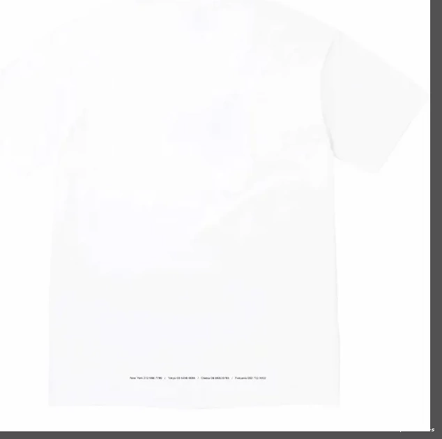 Short Tee T-shirt and Time White Tunnel Tunnel SS24 Sleeve S-XL Black Space 0814